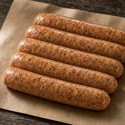 Smoked Italian sausage links with fennel seeds